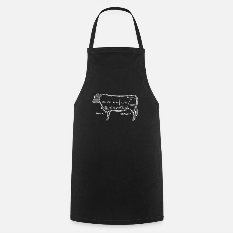 Steak - Kochschürze - Schwarz
