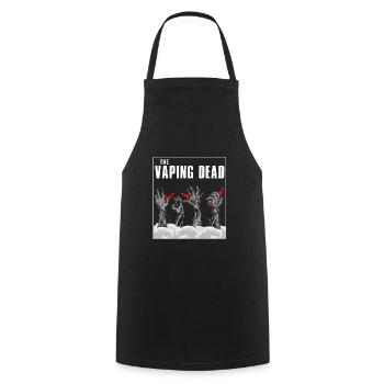 The vaping dead - Kochschürze - Schwarz - Vorne - AI Model Male 185 dark (185cm)