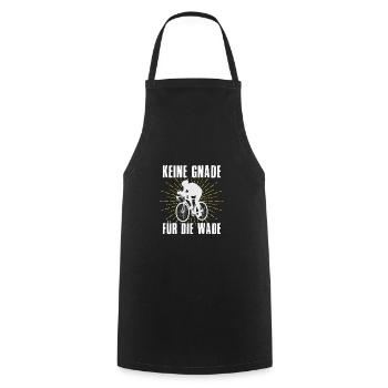 No mercy for the calf - Cooking Apron - black - Front - AI Model Male 185 dark (185cm)