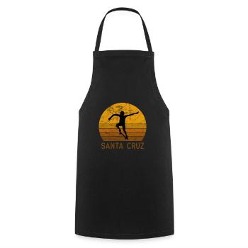 SANTA CRUZ SKATEBOARD GIFTS CHRISTMAS - Cooking Apron - black - Front - AI Model Male 185 dark (185cm)