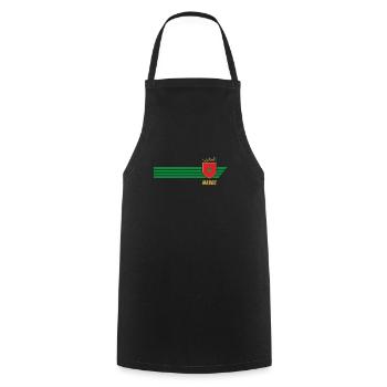 Morocco Moroccan Lions Football Fan Jersey - Cooking Apron - black - Front - AI Model Male 185 dark (185cm)
