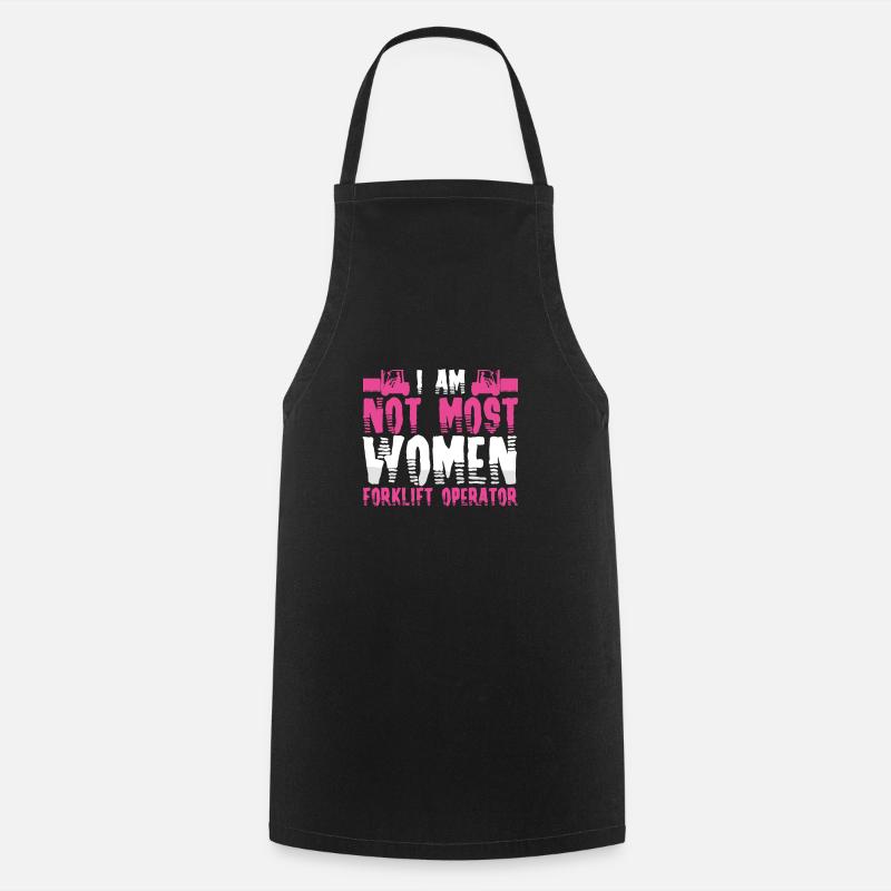 Forklift - Cooking Apron - black