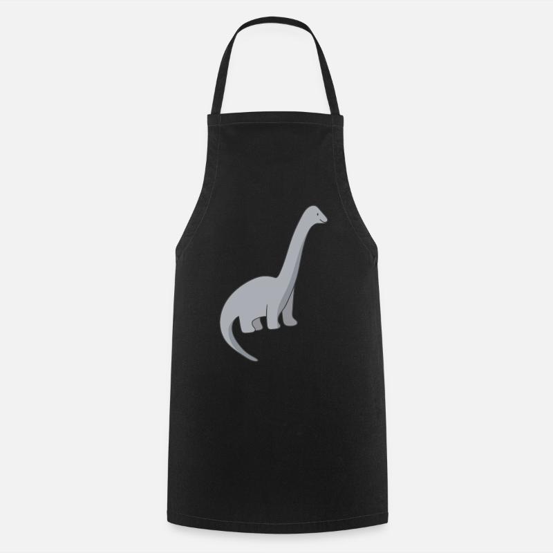 Dinosaure Dino - Tablier de cuisine - noir
