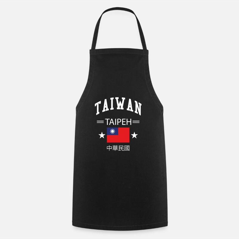 Taiwan - Tablier de cuisine - noir