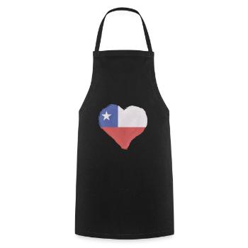 Chile Flag South America Chilean Flag Vintage - Cooking Apron - black - Front - AI Model Male 185 dark (185cm)