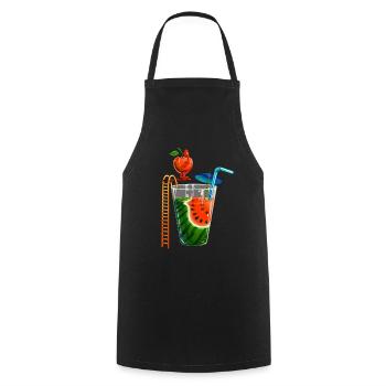 Watermelonpool - Kochschürze - Schwarz - Vorne - AI Model Male 185 dark (185cm)