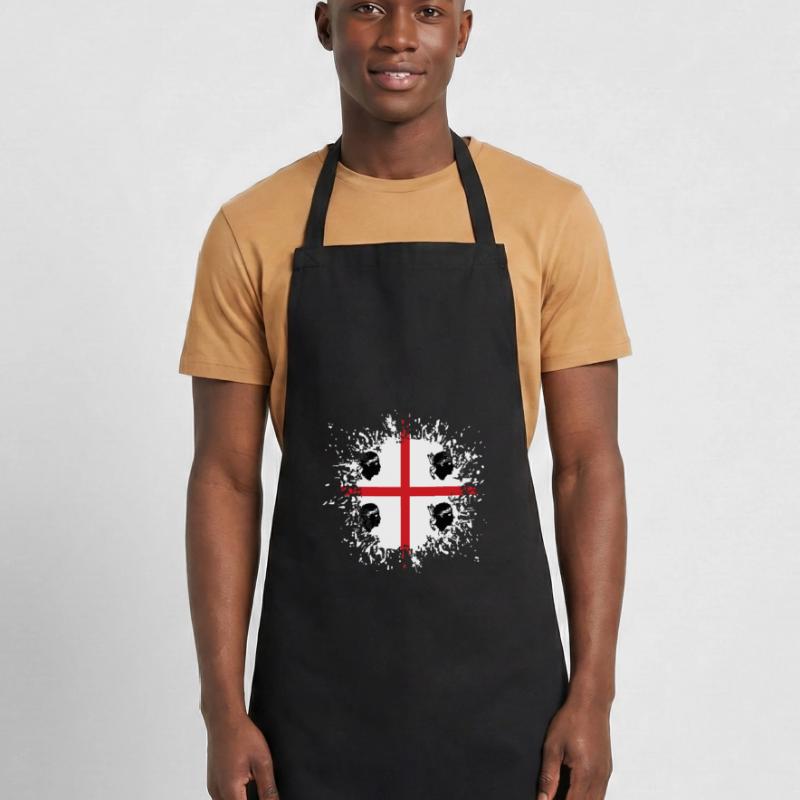 Sardaigne Drapeau Klecks Drapeau sarde Splash Tablier de cuisine