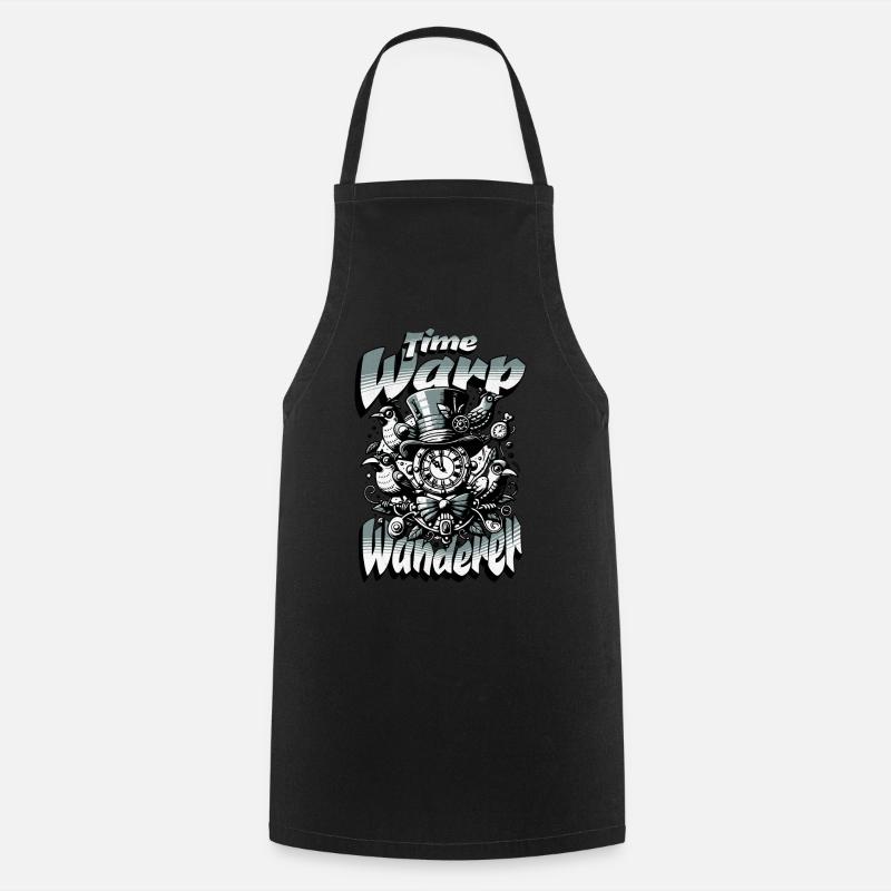Time Warp Wanderer - Cooking Apron - black