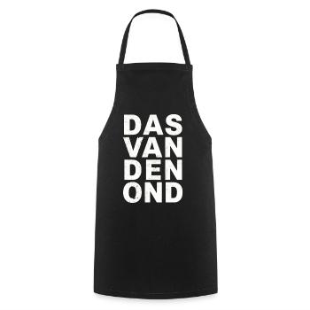 Das van den ond. Chemises en dialecte anversois - Tablier de cuisine - noir - Devant - AI Model Male 185 dark (185cm)