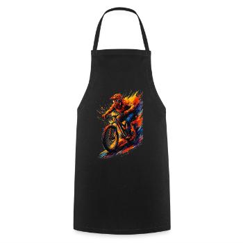 Cadeau cool pour VTTT VTT, - Tablier de cuisine - noir - Devant - AI Model Male 185 dark (185cm)