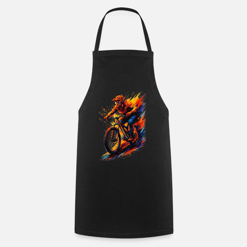 Cadeau cool pour VTTT VTT, - Tablier de cuisine - noir