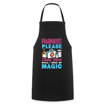 Pharmacist Pharmaceutical Technical - Cooking Apron - black - Front - AI Model Male 185 dark (185cm)