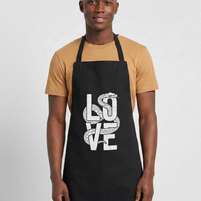 King Python Snakes LOVE Terrarium Python Cooking Apron