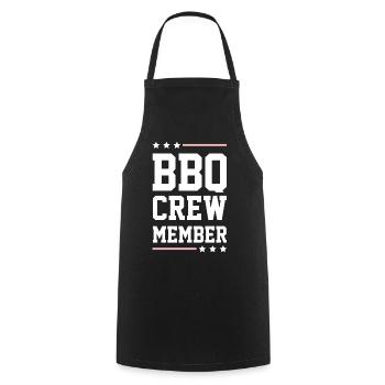 Bbq Crew - Cooking Apron - black - Front - AI Model Male 185 dark (185cm)