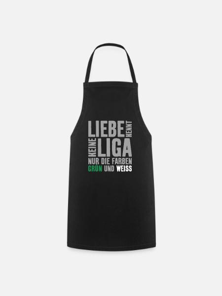 LIEBE KENNT KEINE LIGA ABSTIEG BREMEN - Kochschürze - Schwarz