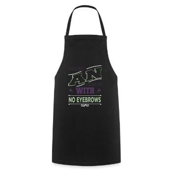 electric shock gift idea funny sayings craft - Cooking Apron - black - Front - AI Model Male 185 dark (185cm)