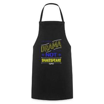 cat funny sayings quotes book connoisseur book fan - Cooking Apron - black - Front - AI Model Male 185 dark (185cm)