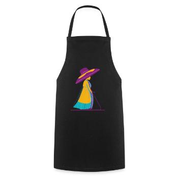 Nanny - Cooking Apron - black - Front - AI Model Male 185 dark (185cm)