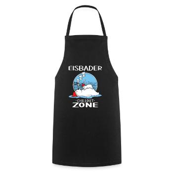 eisbader eisbad-zone winterbader - Kochschürze - Schwarz - Vorne - AI Model Male 185 dark (185cm)