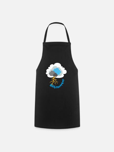 Lightning Marker - Cooking Apron - black