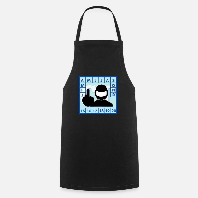 contrôle technique moto - Tablier de cuisine - noir
