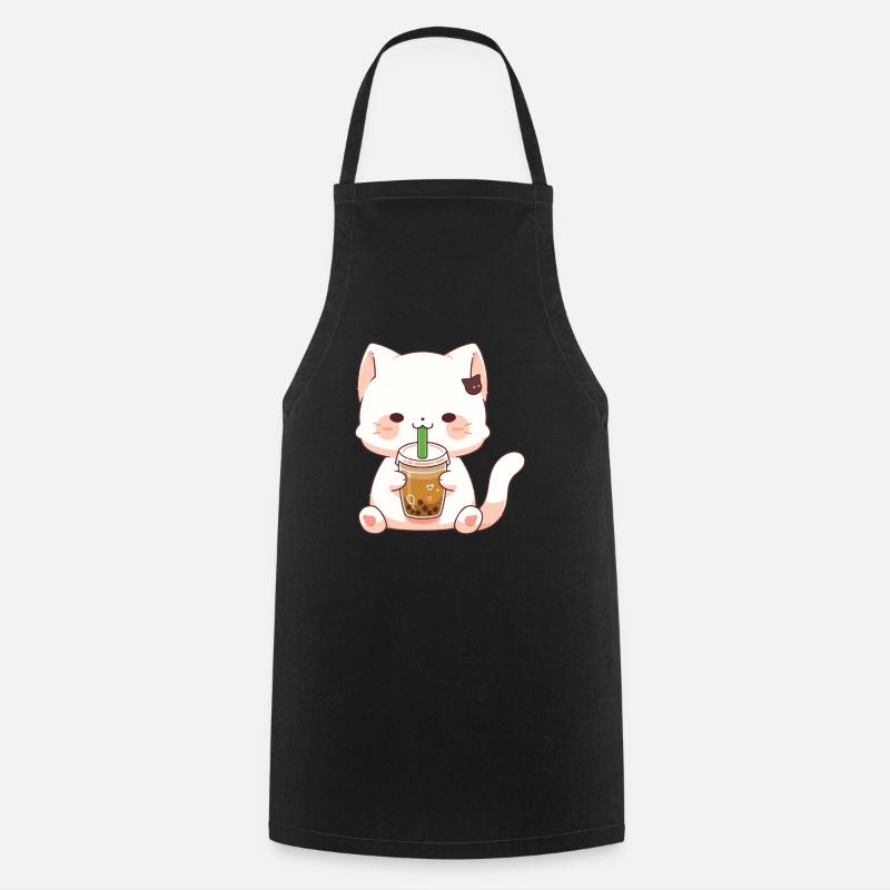Chat mignon #2 - Tablier de cuisine - noir