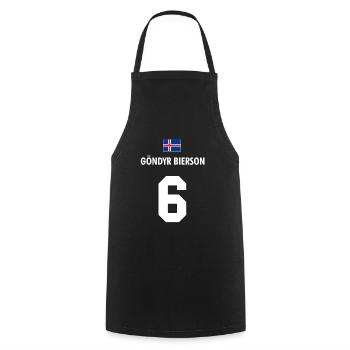 Gönne dir Bier Island Weltmeisterschaft Fa - Kochschürze - Schwarz - Vorne - AI Model Male 185 dark (185cm)