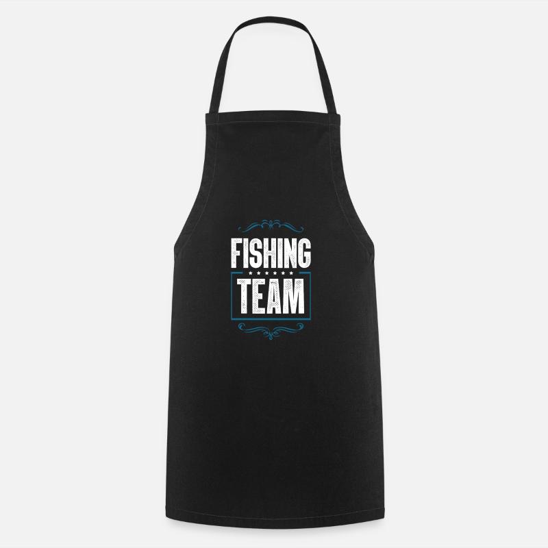 Fishing Team - Kochschürze - Schwarz