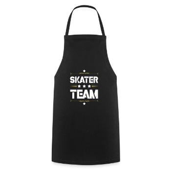 Skater Team - Cooking Apron - black - Front - AI Model Male 185 dark (185cm)