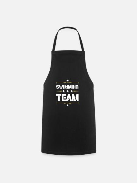 Swimming Team - Kochschürze - Schwarz