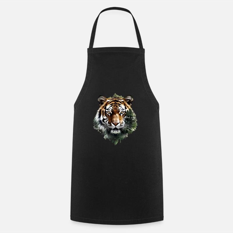 Tiger - Kochschürze - Schwarz