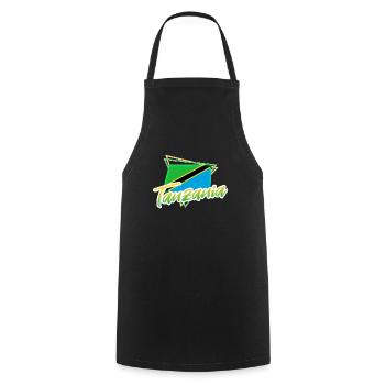 Tanzanie - Tablier de cuisine - noir - Devant - AI Model Male 185 dark (185cm)