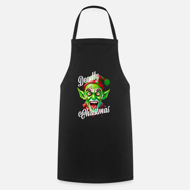 Deadly Christmas - Cooking Apron - black