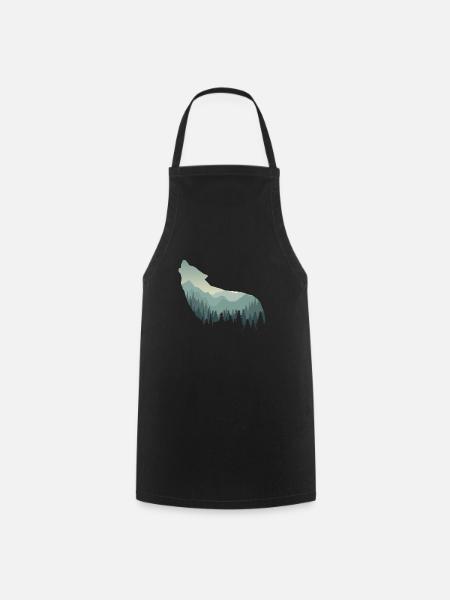 Loup - Tablier de cuisine - noir