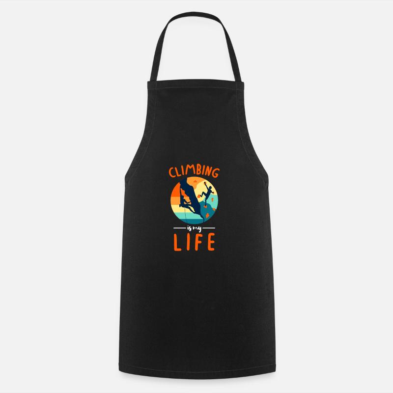 Climbing Climbing Climbing Climbing Accessories - Cooking Apron - black