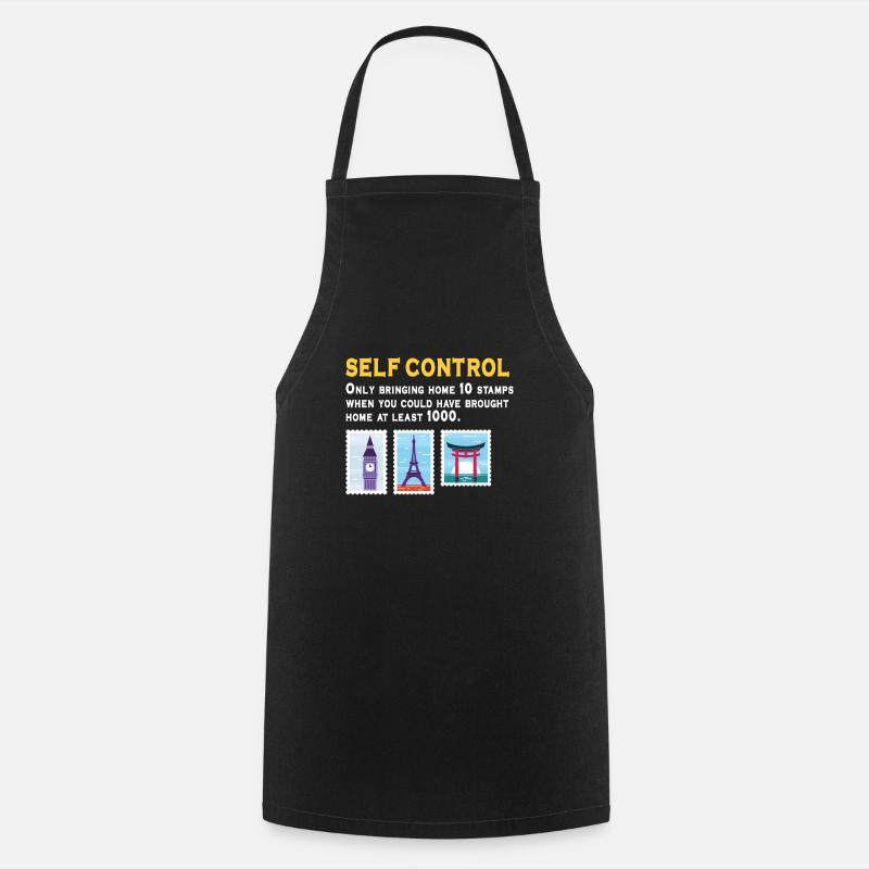 Philatéliste - Tablier de cuisine - noir