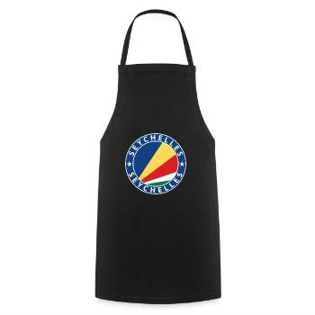 Seychelles - Cooking Apron - black - Front - AI Model Male 185 dark (185cm)