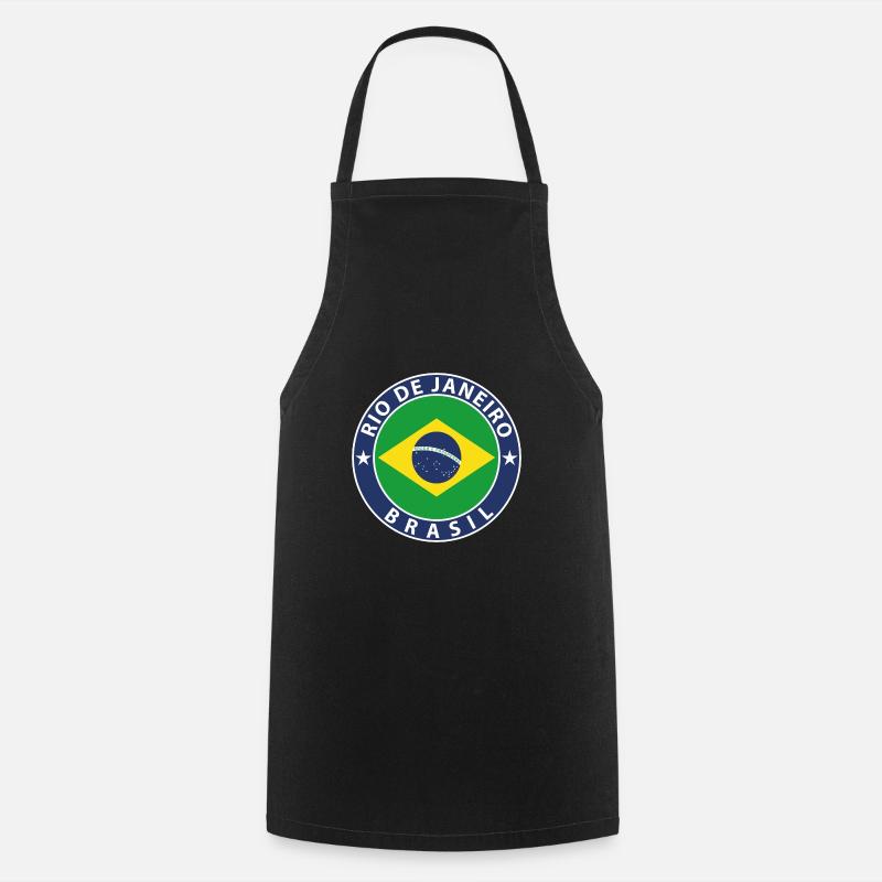 Rio de Janeiro - Tablier de cuisine - noir
