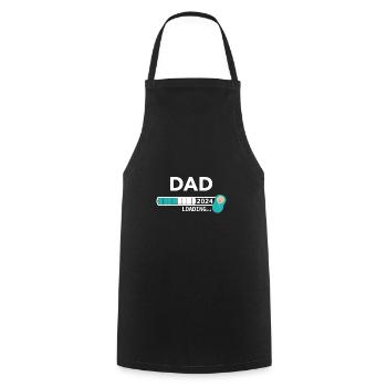 DAD 2024 loading... - Kochschürze - Schwarz - Vorne - AI Model Male 185 dark (185cm)