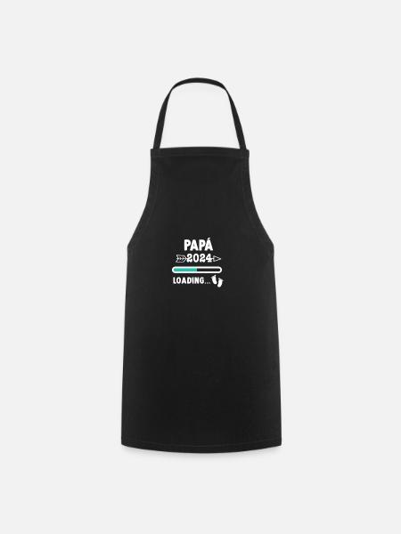 Dad 2024 loading - For expectant dads - Cooking Apron - black