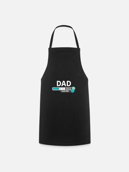 Dad 2025 loading... - Kochschürze - Schwarz