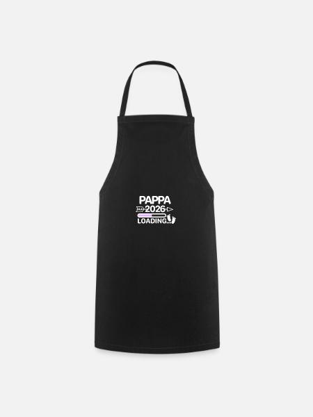 Pappa 2026 Pieds de Bébé - Tablier de cuisine - noir