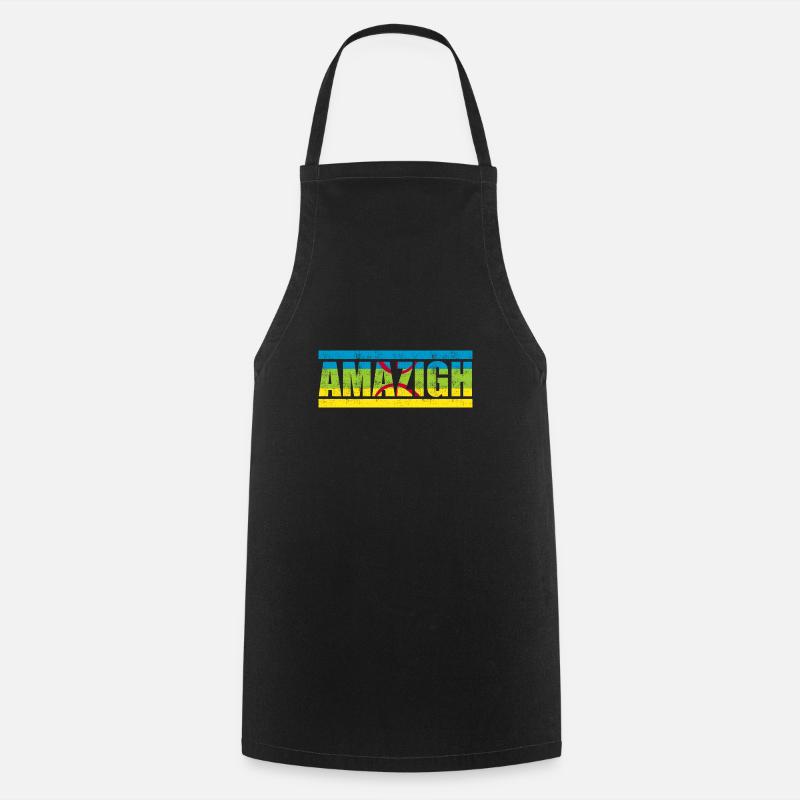Amazigh - Cooking Apron - black