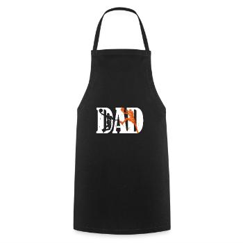 Basketball dad - Cooking Apron - black - Front - AI Model Male 185 dark (185cm)