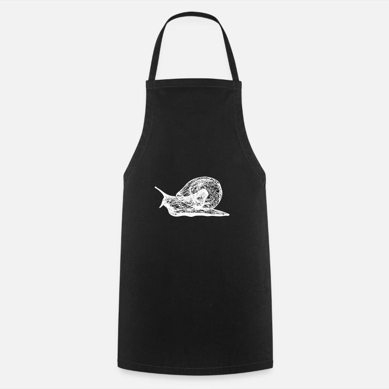 Snail - snail - Cooking Apron - black
