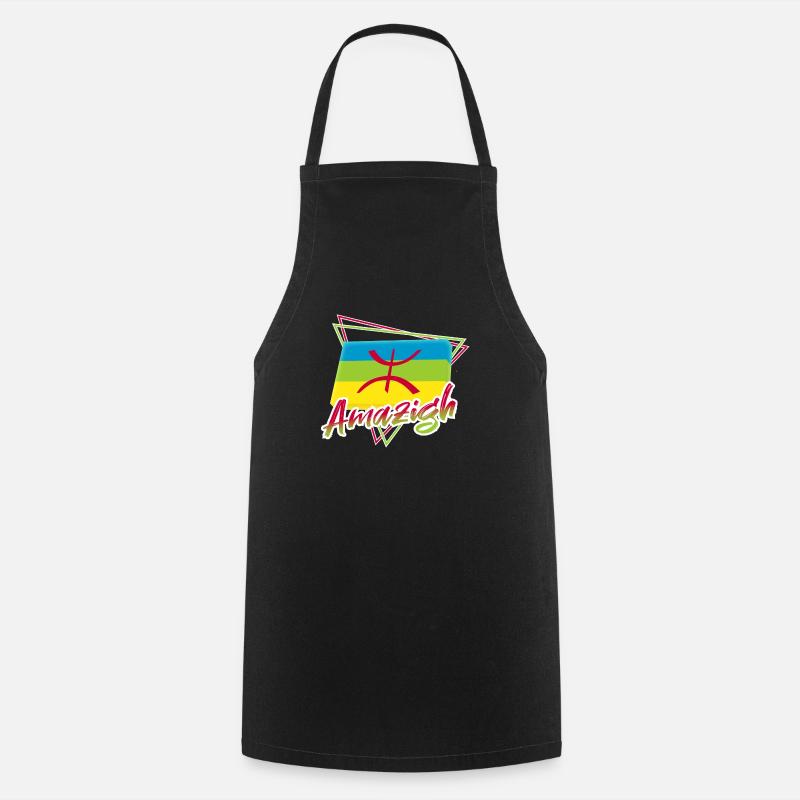 Amazigh - Tablier de cuisine - noir