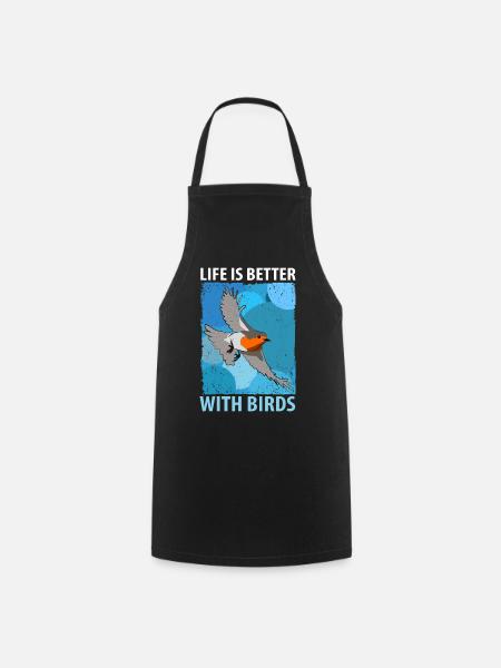 Bird Watching Birds Watching Birding Bird - Cooking Apron - black