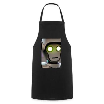 Roboter Zukunft Technik Wissenschaft Android - Kochschürze - Schwarz - Vorne - AI Model Male 185 dark (185cm)