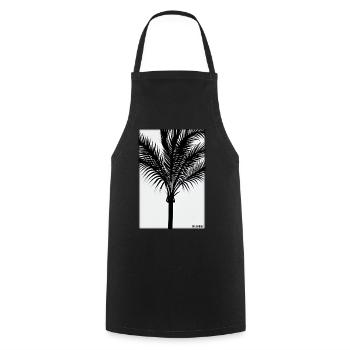 Palm Beach Holiday Summer Sun Sea Travel Holidays - Tablier de cuisine - noir - Devant - AI Model Male 185 dark (185cm)