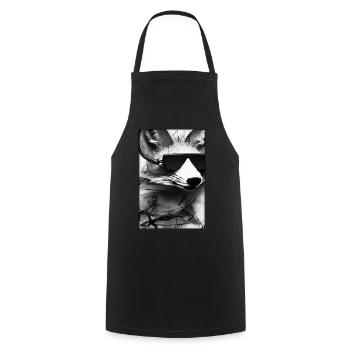 Fox Sunglasses Wildlife Forest Animals Wilderness - Cooking Apron - black - Front - AI Model Male 185 dark (185cm)